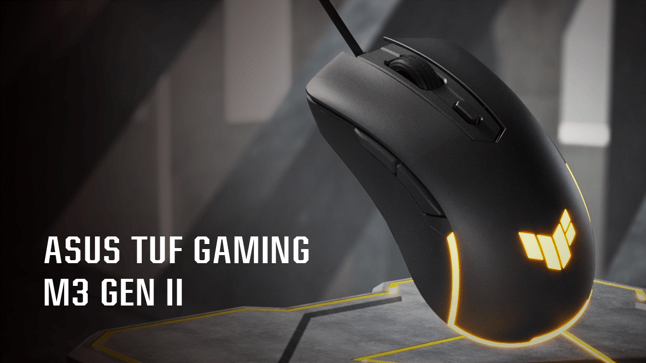 ASUS TUF Gaming M3 Gen II à chuột chơi game có dây siêu nhẹ
