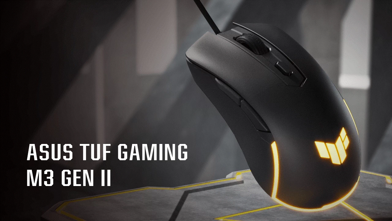 ASUS TUF Gaming M3 Gen II à chuột chơi game có dây siêu nhẹ