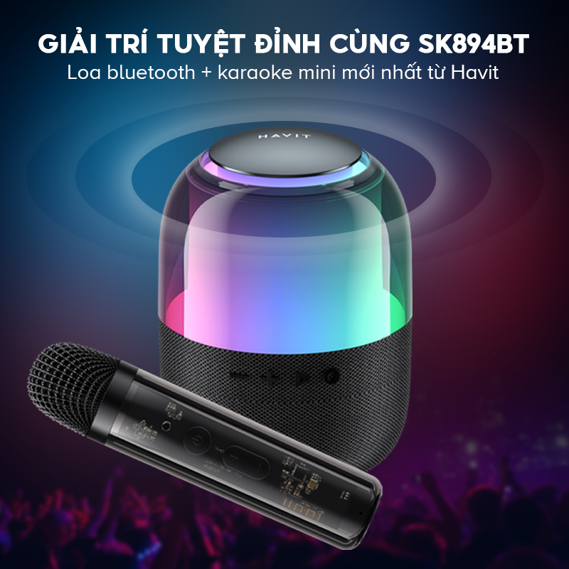 Loa Karaoke Mini HAVIT SK894BT ra mắt 