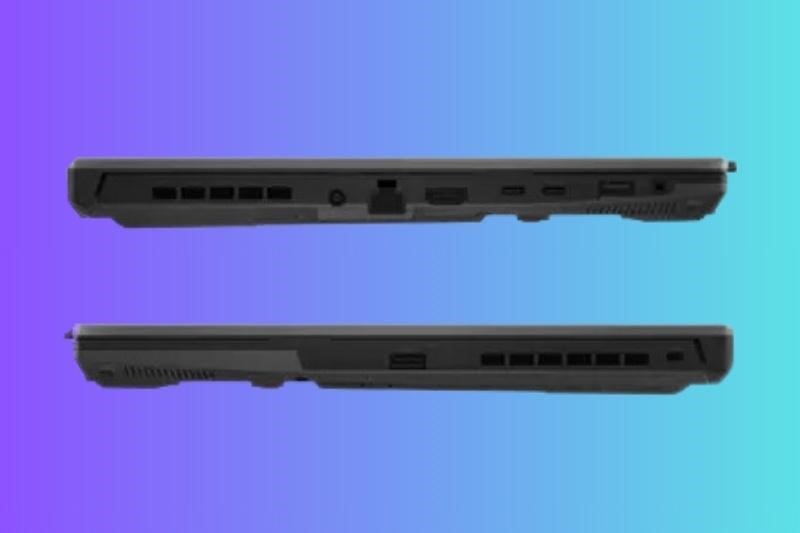 ASUS TUF Gaming F15 FX507ZC4-HN099W - Cổng kết nối đa dạng