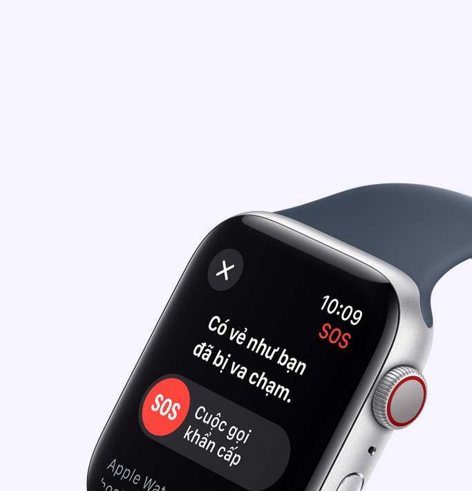 Apple Watch SE 2023, GPS Cellular, 44mm còn có tính năng Phát Hiện Va Chạm (Fall Detection)