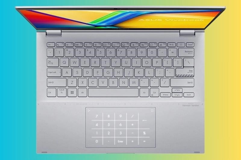  ASUS Vivobook S 14 Flip sở hữu hiệu năng ổn định, xử lý mượt mà các tác vụ