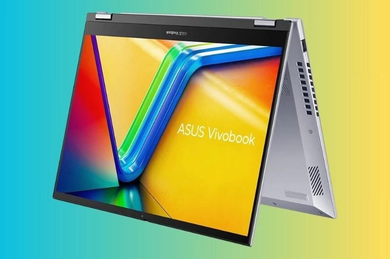 Màn hình ASUS Vivobook S 14 Flip cảm ứng, độ phân giải FHD+ sắc nét, sống động