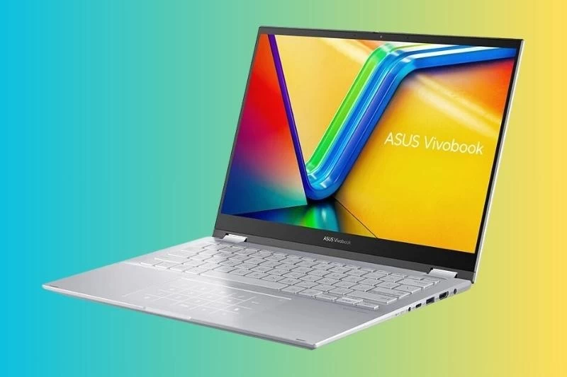 ASUS Vivobook S 14 Flip được trang bị cổng kết nối đa dạng