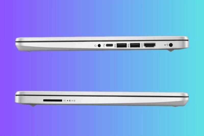 laptop HP 14s-ep0110TU (8C5K9PA) - Trang bị đầy đủ các cổng kết nối thông dụng nhất hiện nay