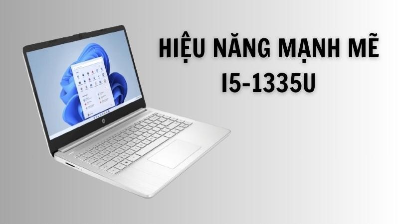 Laptop HP 14s-ep0112TU - Mạnh mẽ với Intel thế hệ 13