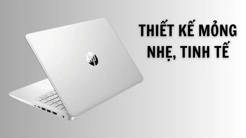 Laptop HP 14s-ep0112TU (8C5L1PA) - Thiết kế thanh lịch