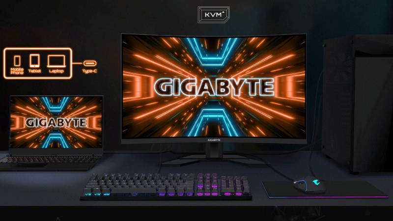 Màn hình GIGABYTE M32QC-AP - Trải nghiệm ấn tượng với độ cong 1500R