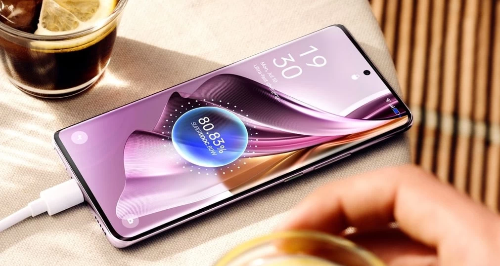 OPPO Reno10 Pro - pin dung lượng khủng và hỗ trợ sạc nhanh OPPO Reno10 Pro Hoàng Hà Mobile