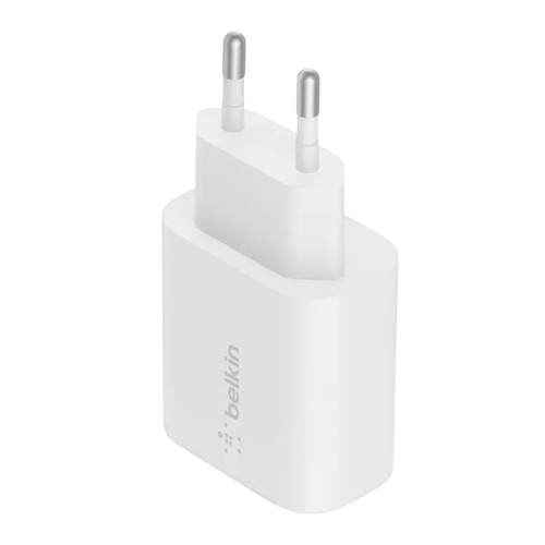 Củ sạc Belkin PD 25W 1 cổng Type-C chân tròn - Chính Hãng - Máy cũ, TBH