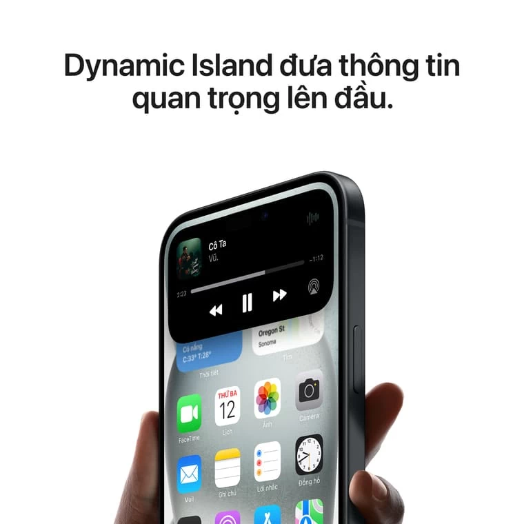 iPhone 15 Plus iPhone 15 Plus với thiết kế Dynamic Island