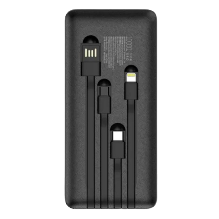 Sạc dự phòng Golf 10.000mAh tích hợp dây L106 - Chính hãng