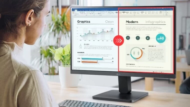 Màn hình LG 22MR410-B - Chính hãng khả năng bảo vệ mắt và các chế độ ánh sáng phù hợp.