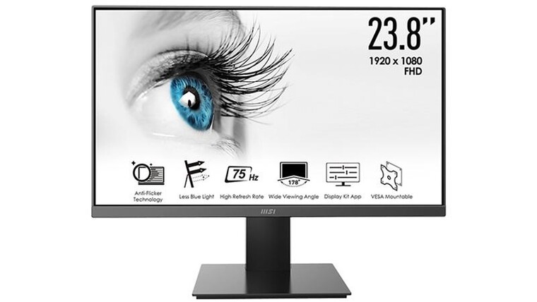 tấm nền VA, tỉ lệ tương phản 3,000:1, độ sáng 250 cd/m2 và góc nhìn rộng 178 độ.