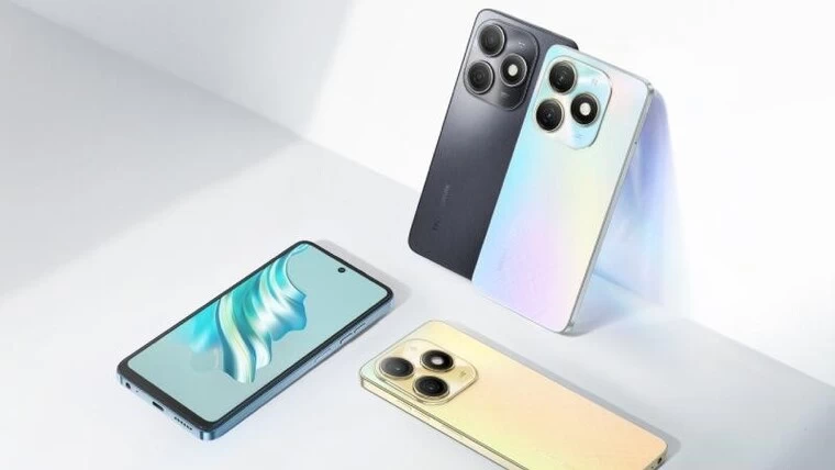 Điện thoại TECNO SPARK 20C (4GB/128GB) bộ vi xử lý MediaTek Helio G36, 4GB RAM và 128GB bộ nhớ trong.