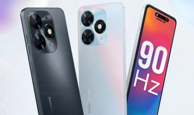 TECNO SPARK Go 2024 (4GB/64GB) IPS LCD 6.6 inch, độ phần giải HD+, tần số quét 90Hz.