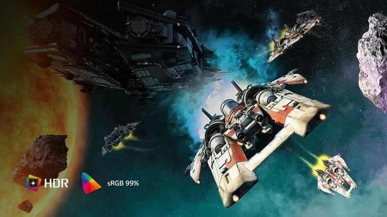 Màn hình LG 27GR75Q-B HDR 10, Chống rung hình, Chế độ đọc sách, Giảm mờ chuyển động, NVIDIA G-Sync, AMD FreeSync, Cân bằng tối, Dynamic Action Sync.