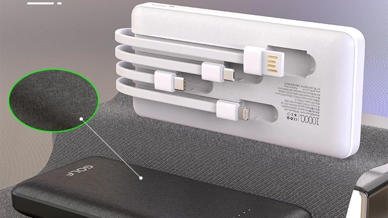 Golf 10.000mAh-L106 thiết kế tối giản