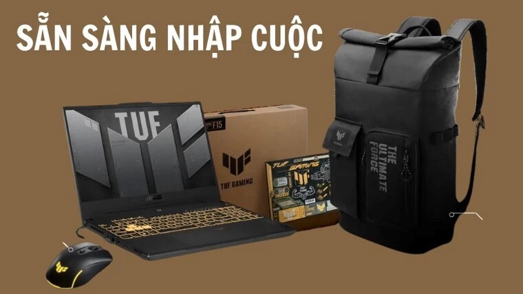 Laptop ASUS TUF Gaming F15 FX507VV-LP157W Mức giá khoảng 30,990,000 đồng.