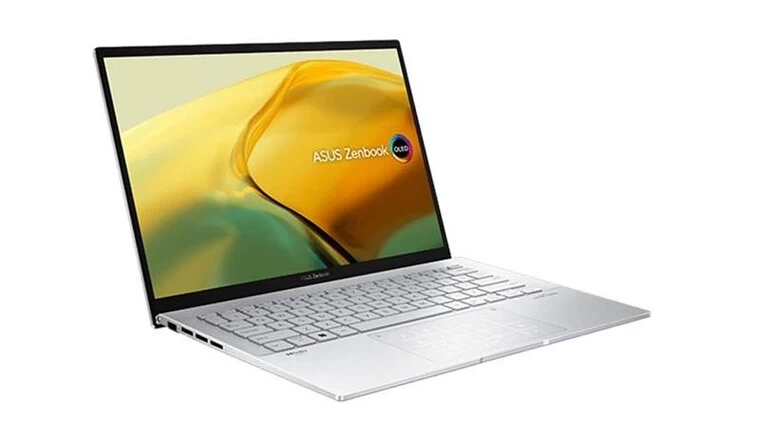 Laptop ASUS Zenbook 14 OLED UX3402VA-KM203W Độ phân giải 2.8K (2,880x1,800 pixel) và tấm nền OLED.
