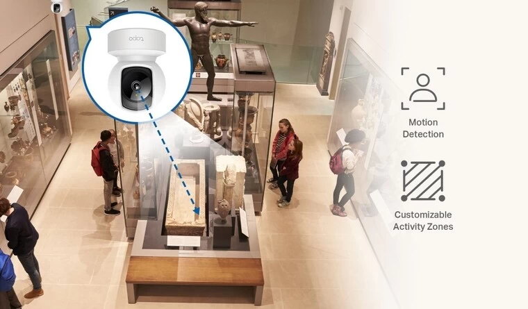 Camera IP Wi-Fi TP-Link Tapo C212 3M Tùy chỉnh vùng hoạt động theo nhu cầu.