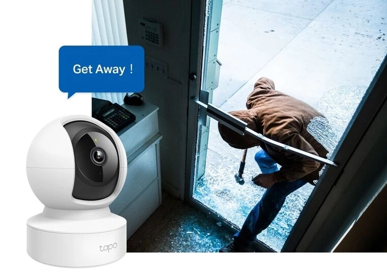 Camera IP Wi-Fi TP-Link Tapo C212 3M Tương thích Google Assistant, Amazon Alexa, điều khiển giọng nói.