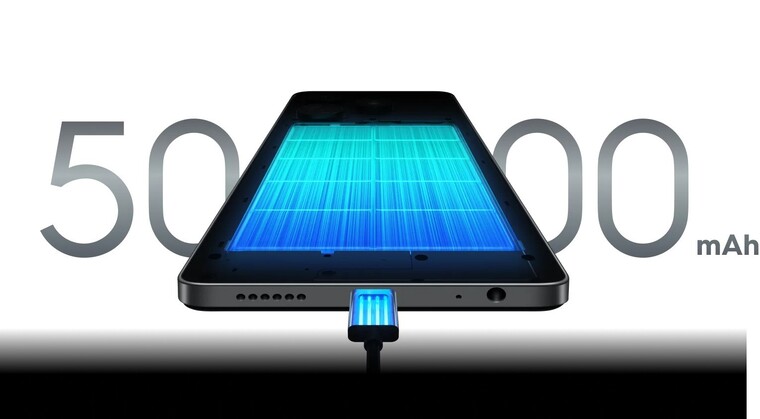 Pin Li-Po dung lượng lên đến 5000mAh, sạc nhanh 18W.