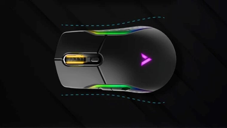 Chuột Gaming không dây Rapoo VT200 Thiết kế trọn trong lòng bàn tay, thoải mái và tự nhiên, linh hoạt.