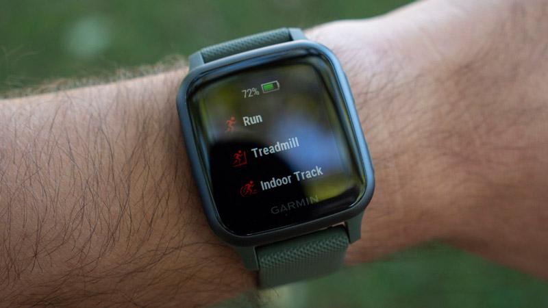 Garmin Venu Sq nhiều chế độ tập và theo dõi sức khỏe