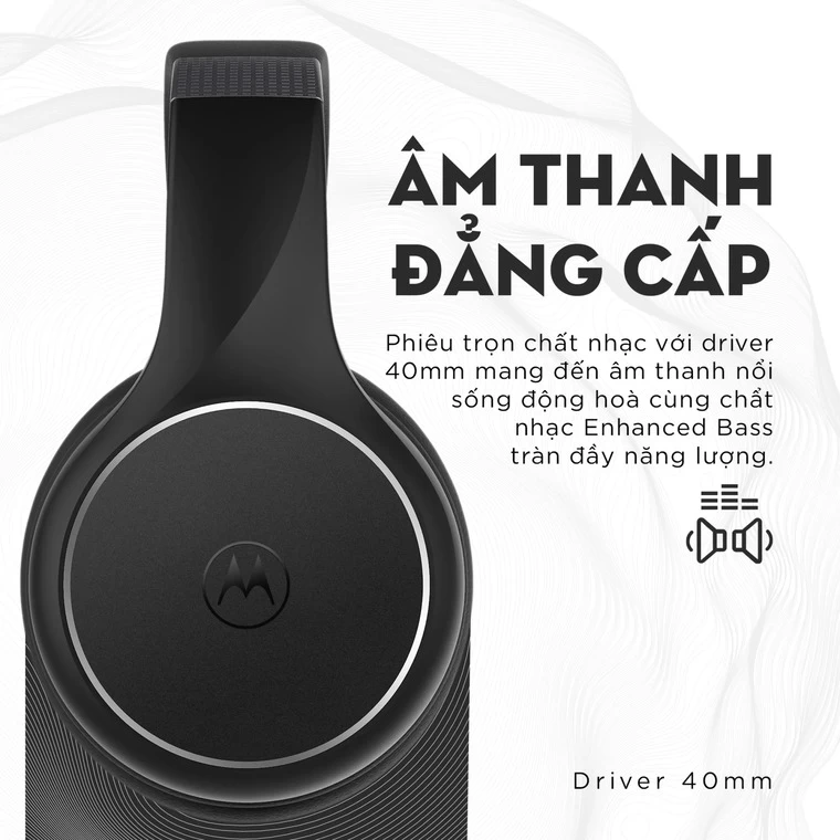 tai nghe chụp tai Motorola XT220 tai nghe chụp tai Motorola XT220 driver 40mm