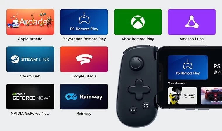 Tay cầm Backbone One Lightning - Xbox Edition Tương thích các tựa game trên Iphone hỗ trợ, trải nghiệm game trọn vẹn.
