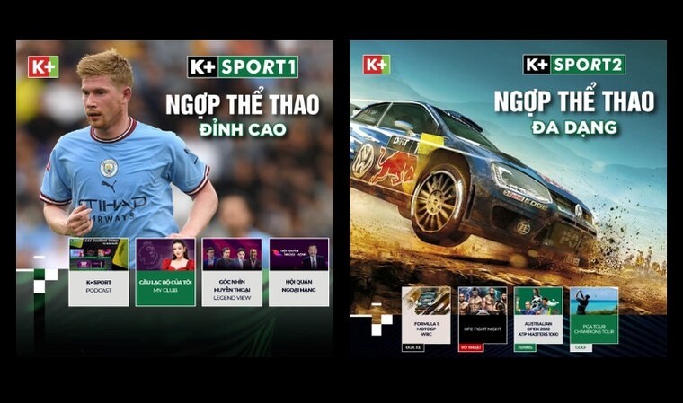 Tận hưởng trọn vẹn các chương trình thể thao mới nhất.