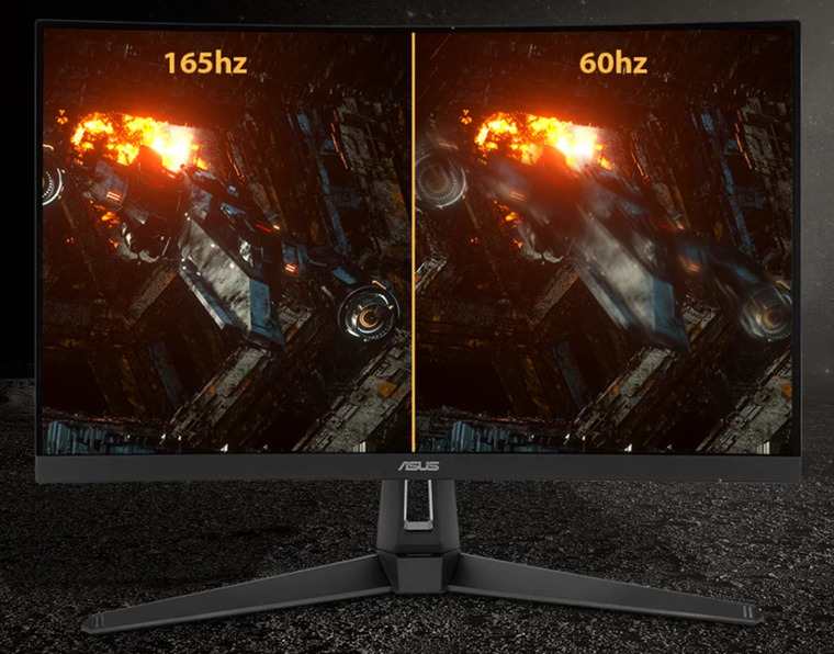 Asus TUF GAMING VG27VH1B refresh rate 165Hz