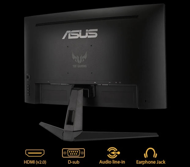 Asus TUF GAMING VG27VH1B kết nối đa dạng