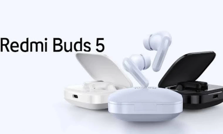 Tai nghe Redmi Buds 5 - Chính hãng Hệ thống micro chống ồn, chịu tiếng ồn gió đến 6m/s.