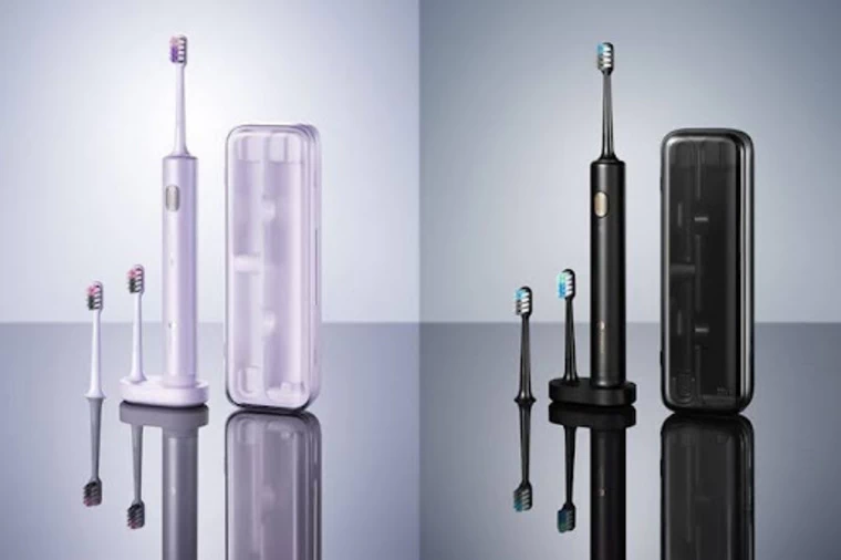 Bàn Chải Đánh Răng Điện DR.BEI Sonic V12 Thiết kế 3 chế độ làm sạch chăm sóc và mát xa răng miệng hiệu quả.