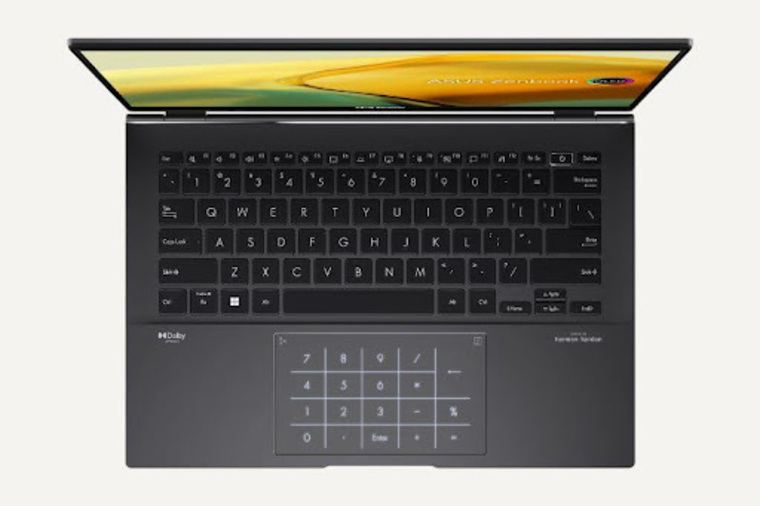 Laptop ASUS Zenbook 14 OLED UM3402YA Với 1.39kg, 1.69mm có thể amng bắt kỳ đâu để học tập làm việc.