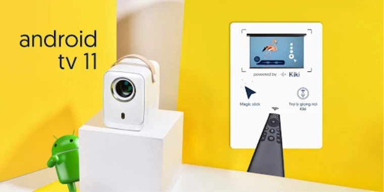 Máy chiếu mini Beecube X2 Max Gen 4 Tuổi thọ trải nghiệm 50000 giờ cùng phạm vi chiếu 120 inch và khoảng cách 3.2m.