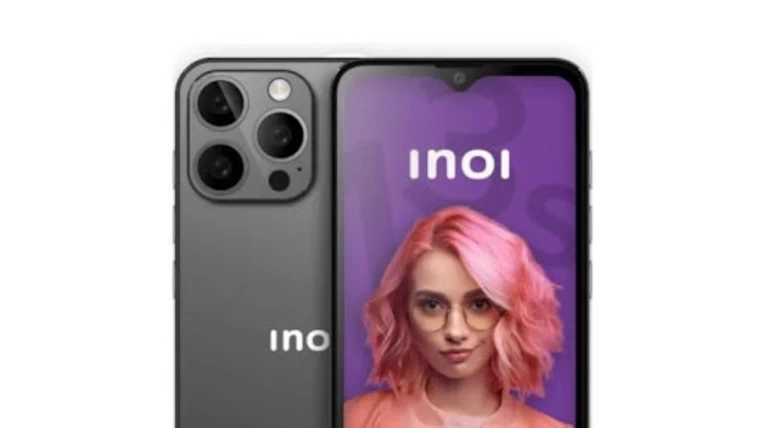 INOI Note 13s Cụm 3 camera, phân giải 16MP, camera selfie 8MP.