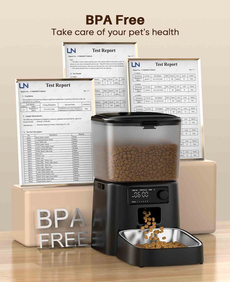 Thiết kế khay đựng từ thép không gỉ, không chứa BPA, đảm bảo sức khỏe