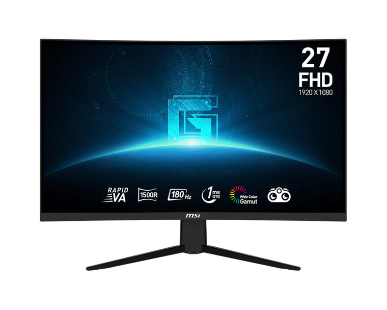 Màn hình MSI G27C3F có 27 inch, FHD, Rapid VA, 180Hz, 1ms, Màn hình cong.