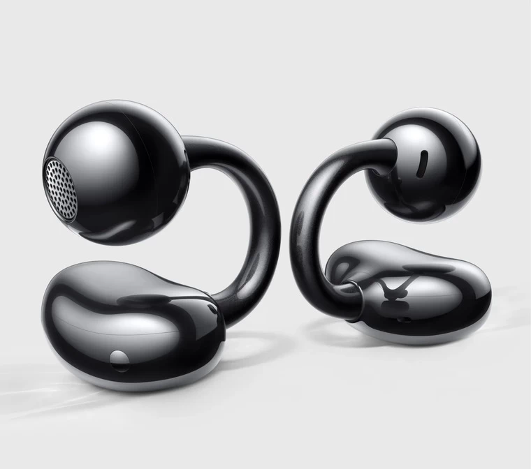 Huawei FreeClip Trang bị cho chiếc tai nghe này drive 10.8mm có nam châm kép và độ nhạy cao.
