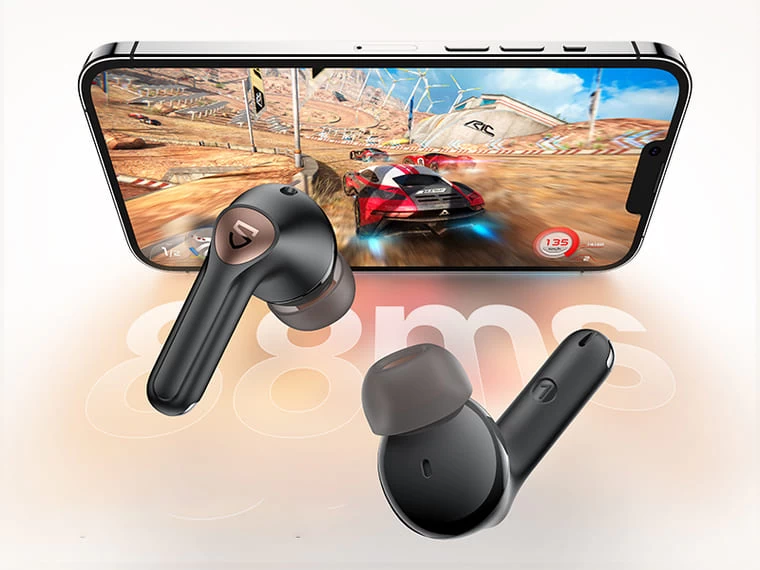 SoundPEATS Air4 Pro Giảm độ trễ tai nghe 50 ms.