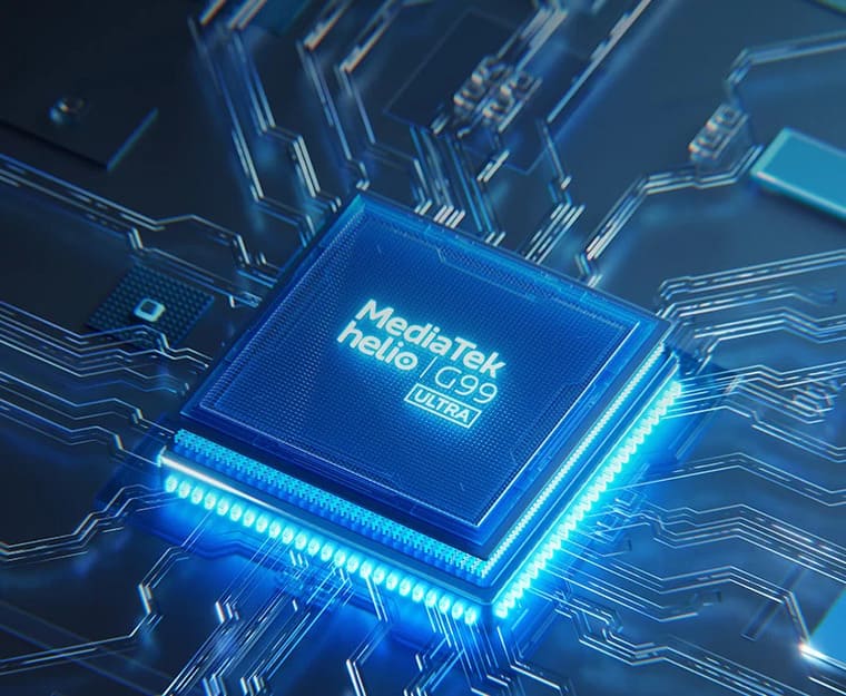 Chip MediaTek Helio G99-Ultra, RAM 8GB, 128GB.