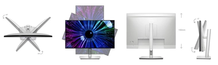 Dell UltraSharp 24 (U2424HE) Màn hình Dell UltraSharp 24 (U2424HE) - (23.8inch/FHD/IPS/120Hz/5ms/USB-C/RJ45)