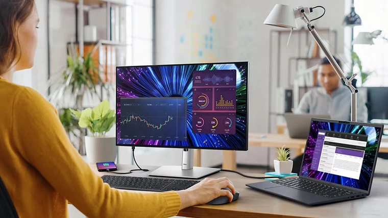 Dell UltraSharp 24 (U2424HE) Màn hình Dell UltraSharp 24 (U2424HE) - (23.8inch/FHD/IPS/120Hz/5ms/USB-C/RJ45)
