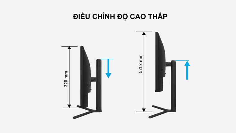 VSP VG248B Màn hình Gaming VSP VG248B (23.8inch/FHD/IPS/165Hz/5.9ms)