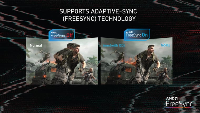 Màn hình Gaming VSP VG248B (23.8inch/FHD/IPS/165Hz/5.9ms)