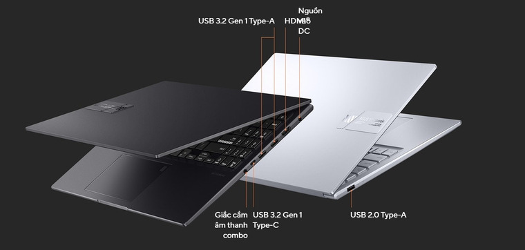 Laptop ASUS Vivobook 15X OLED M3504YA-L1332W (Ryzen 7 7730U/16GB/512GB/15.6inch FHD/Windows 11)