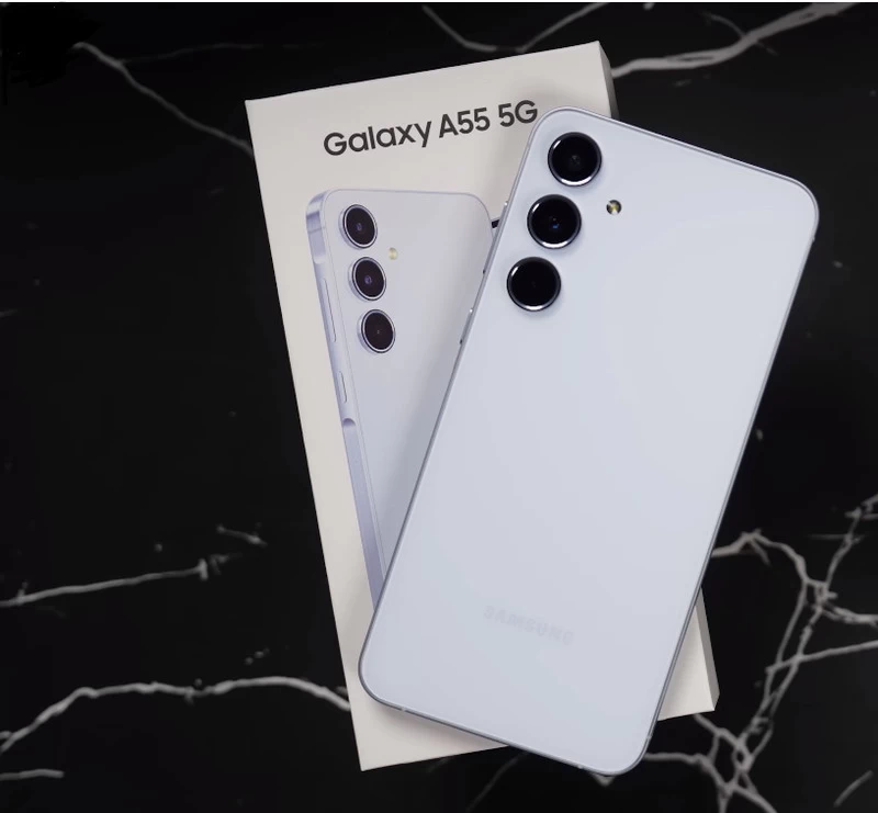 Samsung A55 Chipset Exynos 1480 mới nhất mang đến hiệu năng được cải thiện đáng kể.